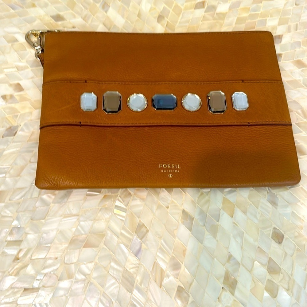 Fossil leather purse